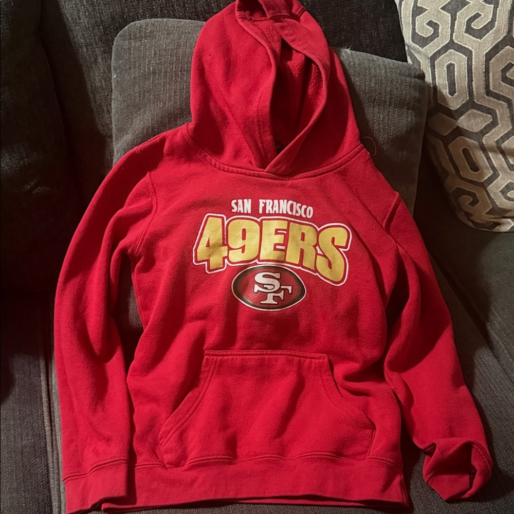 San Francisco 49ers Red Pullover Hoodie